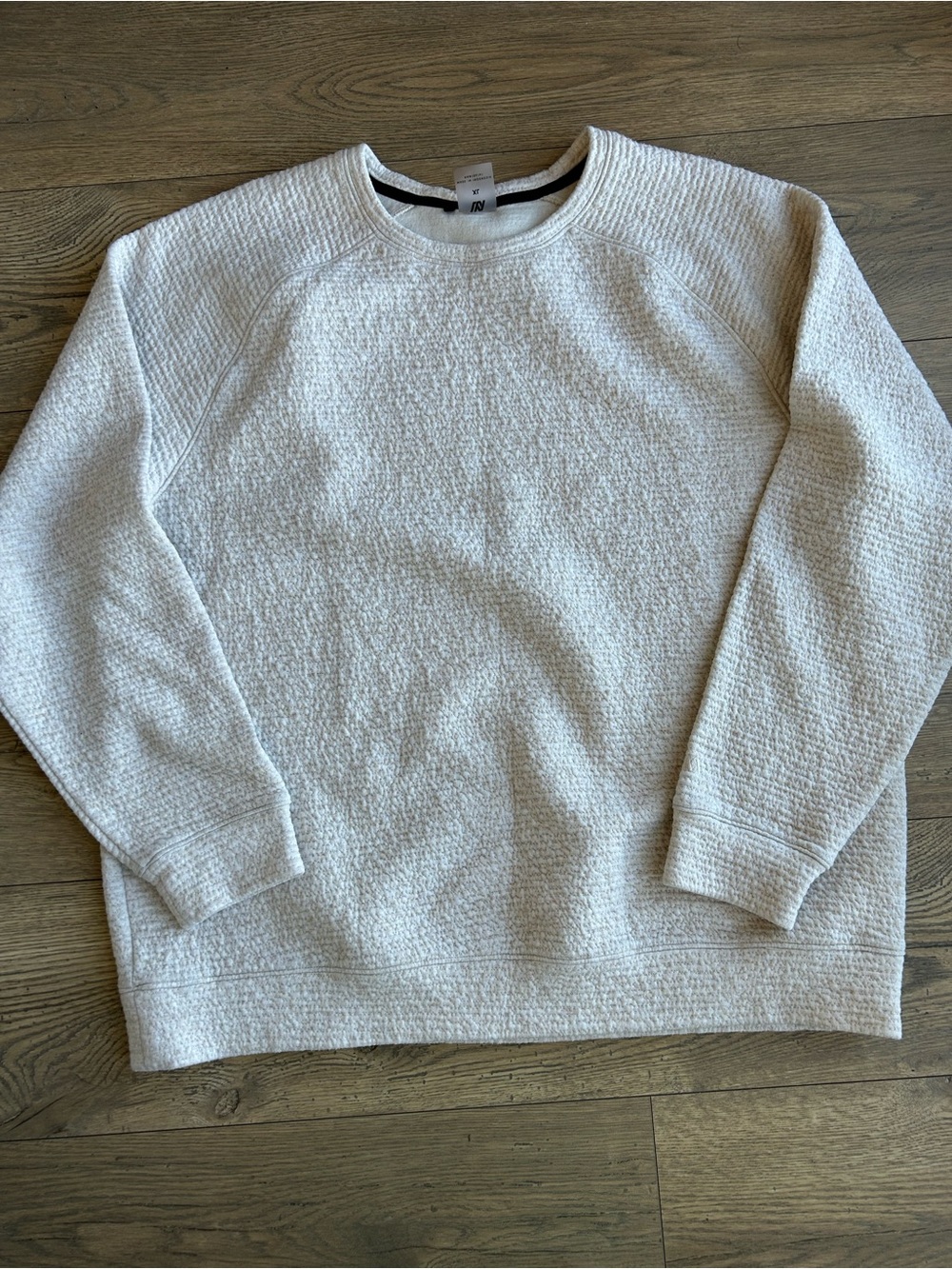 VRST Men's Textured Crewneck Sweatshirt